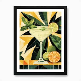 Art Deco Caipirinha 2 Art Print