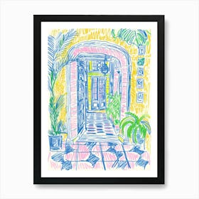 Doors And Gates Collection Alhambra, Granada 5 Art Print