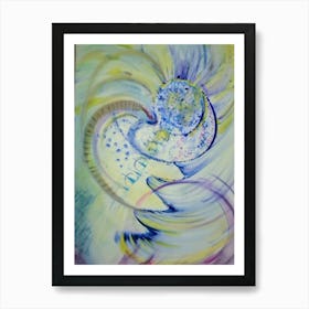 The dance of Happy new Life Art Print