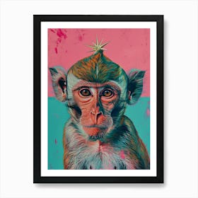 Monkey Art Print