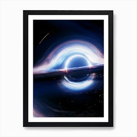 Interstellar Event Horizon Art Print