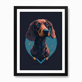 Dachshund Art Print