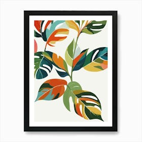 Botanical Celebration Of Color Art Print