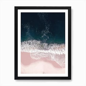 Sands Of Pearly Pink Art Print