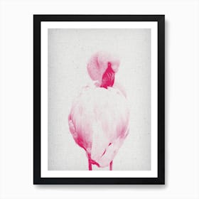Froilein Flamingo II Art Print