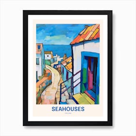 Seahouses England 4 Uk Travel Poster Art Print