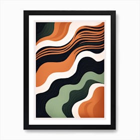 Echoes Of Ephemera; Vintage Print Abstractions Art Print