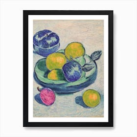 Ugli Fruit 1 Vintage Sketch Fruit Art Print