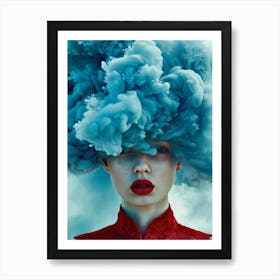 Blue Clouds 3 Art Print