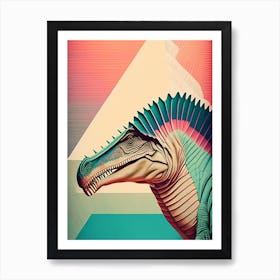 Spinosaurus Pastel Dinosaur Art Print