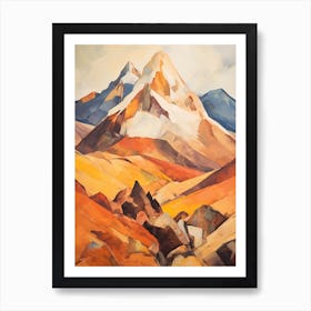 Aconcagua Argentina 1 Mountain Painting Art Print