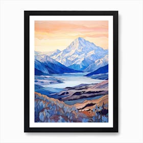 Aoraki Mount Cook National Park New Zealand 3 Art Print