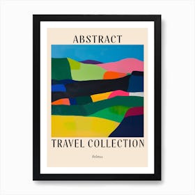 Abstract Travel Collection Poster Belarus 1 Art Print