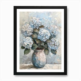 A World Of Flowers Hydrangea 3 Painting Art Print