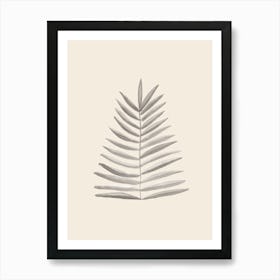 Beige Leaf Art Poster_1981677 Affiche