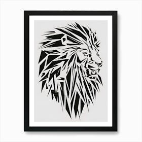 Lion Head 1 Art Print