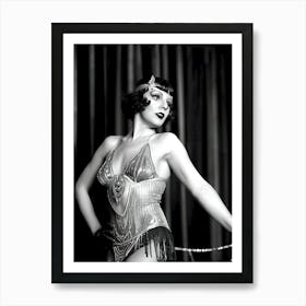 1920's Burlesque Dancer ~Reimagined 112 Art Print