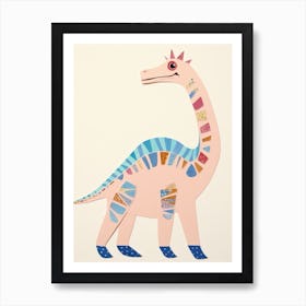 Nursery Dinosaur Art Nigersaurus 3 Art Print