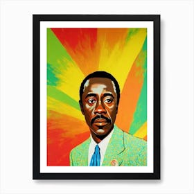 Don Cheadle Colourful Pop Movies Art Movies Art Print