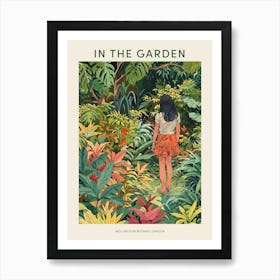 In The Garden Poster Wellington Botanic Garden New Zealand 2 Art Print