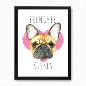 Frenchie Kisses Poster