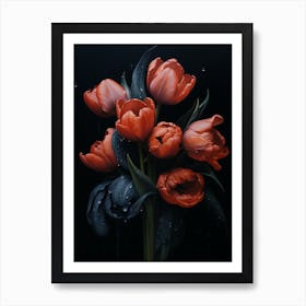 Red Tulips 6 Art Print