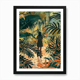 In The Garden Naples Botanical Garden 2 Art Print