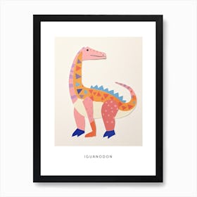 Nursery Dinosaur Art Iguanodon 3 Poster Art Print