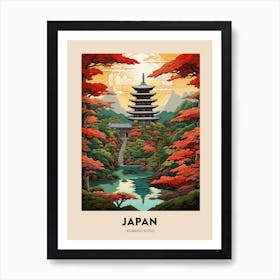 Kumano Kodo Japan 2 Vintage Hiking Travel Poster Art Print