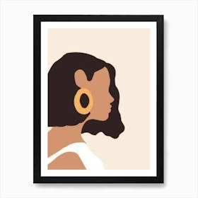 Portrait Of A Woman Art Print