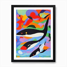 Orca Matisse Inspired Art Print