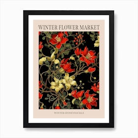 Winter Honeysuckle 2 Winter Flower Market Poster Art Print