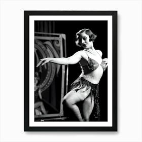 1920's Burlesque Dancer ~Reimagined 109 Art Print