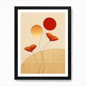 Red Flowers 1 Art Print