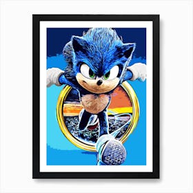 Sonic The Hedgehog 1 Art Print