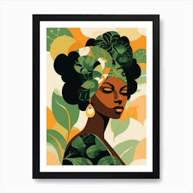 African Woman 45 Art Print