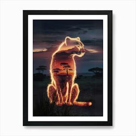 Lion King Art Print