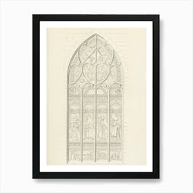 Ancient Architecture Illustration, Albert Racine 1 Art Print