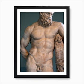 Antic Roman Statue Greek Mythology Male Nude Homoerotic Gay Art Poster