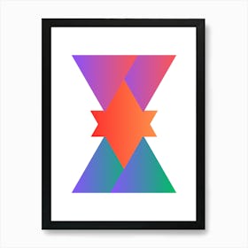 X Logo Art Print