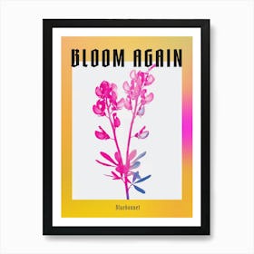 Hot Pink Bluebonnet Poster Art Print