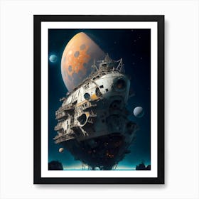 Spaceship 1 Art Print