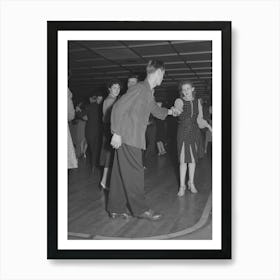 Dancers At Large Dance Hall In San Diego, California By Russell Lee Art Print