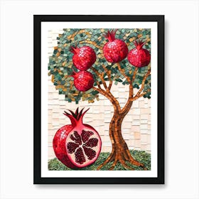 Pomegranate Tree Art Print