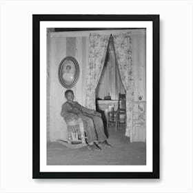 Looking Into Kitchen From Living Room Of Fsa (Farm Security Administration) Client Home, Sabine Farms, Marshall, Art Print