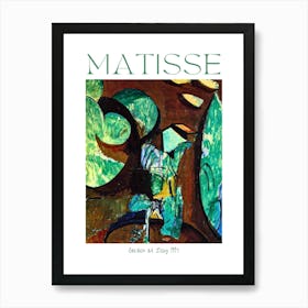 Henri Matisse Garden at Issy 1917 in HD Art Poster Print for Feature Wall Decor - Fully Remastered High Definition Poster