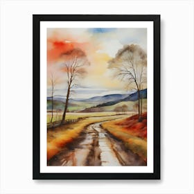 Road To Scotland.3 Art Print