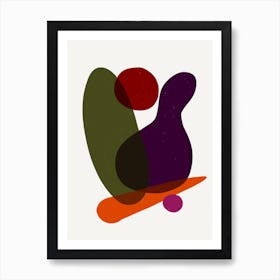 Abstract Vegetables Art Print