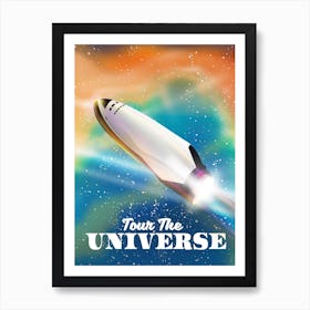 Tour The Universe Space Art Art Print