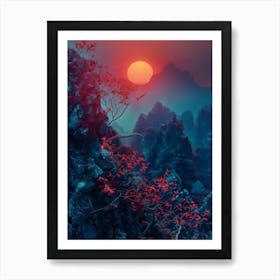 Chinese Landscape 4 Art Print